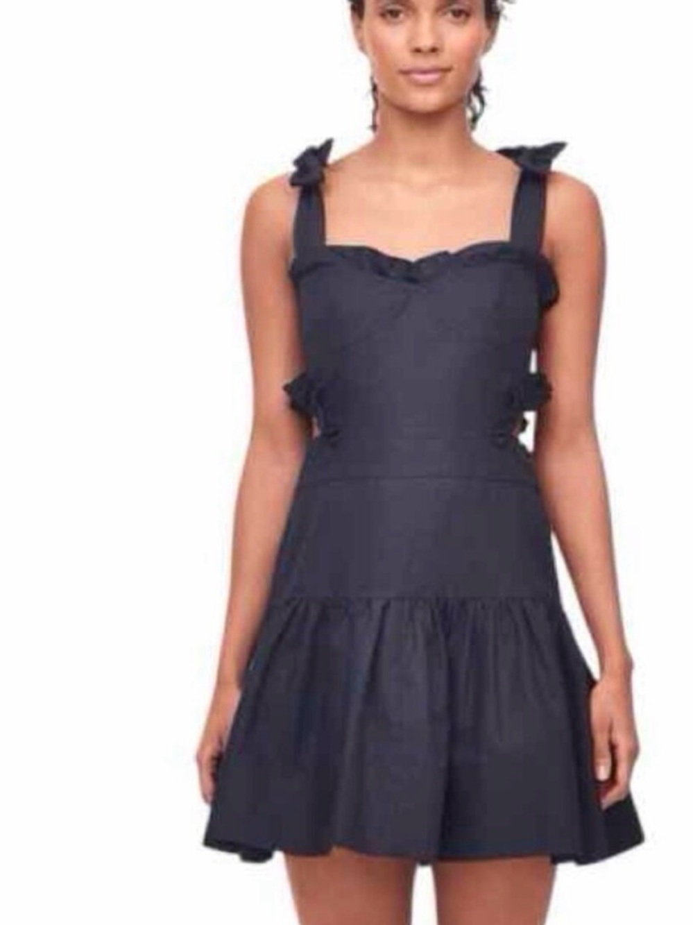 Rebecca Taylor Corset style Black Mini Dress.Size 0